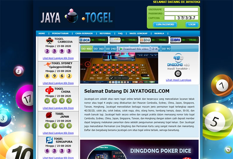 Jayatogel Situs Pasang Jaya Togel Sgp Hk Sdy Online Daftar Sekarang